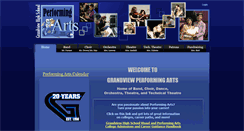 Desktop Screenshot of grandviewperformingarts.org